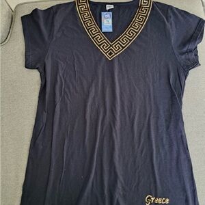 NWT Navy Blue Woman’s Shirt - From Greece!